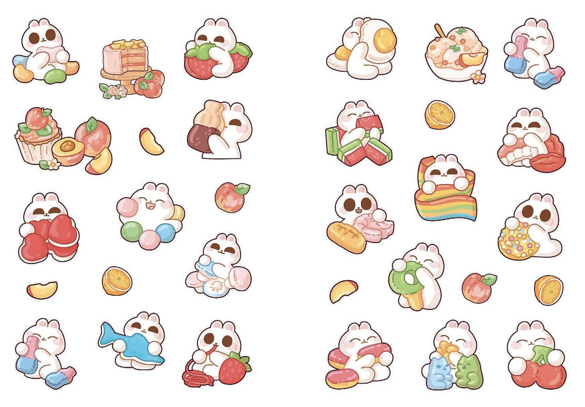 Cozy Food: A Cute 'n' Cozy Little Sticker Book: Over 200 stickers! (Paperback)