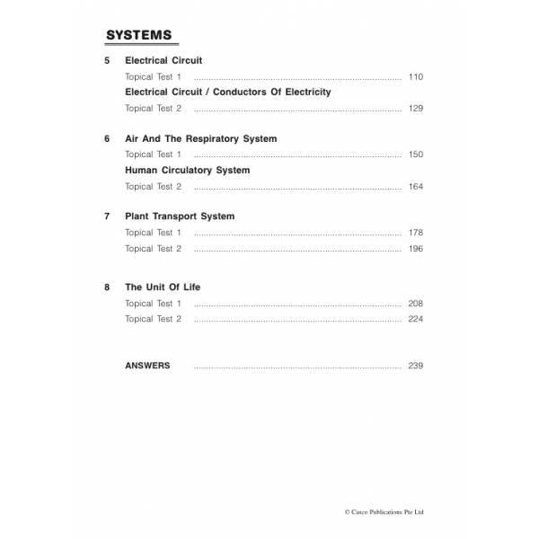 New Topical Science Practice Papers 5