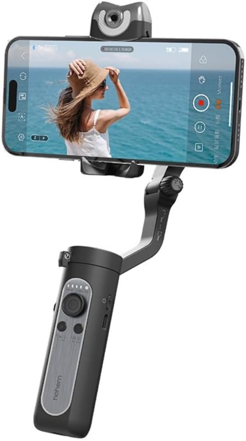 Hohem iSteady V2S 3-Axis Palm Smartphone Gimbal AI Visual Tracking (Black)