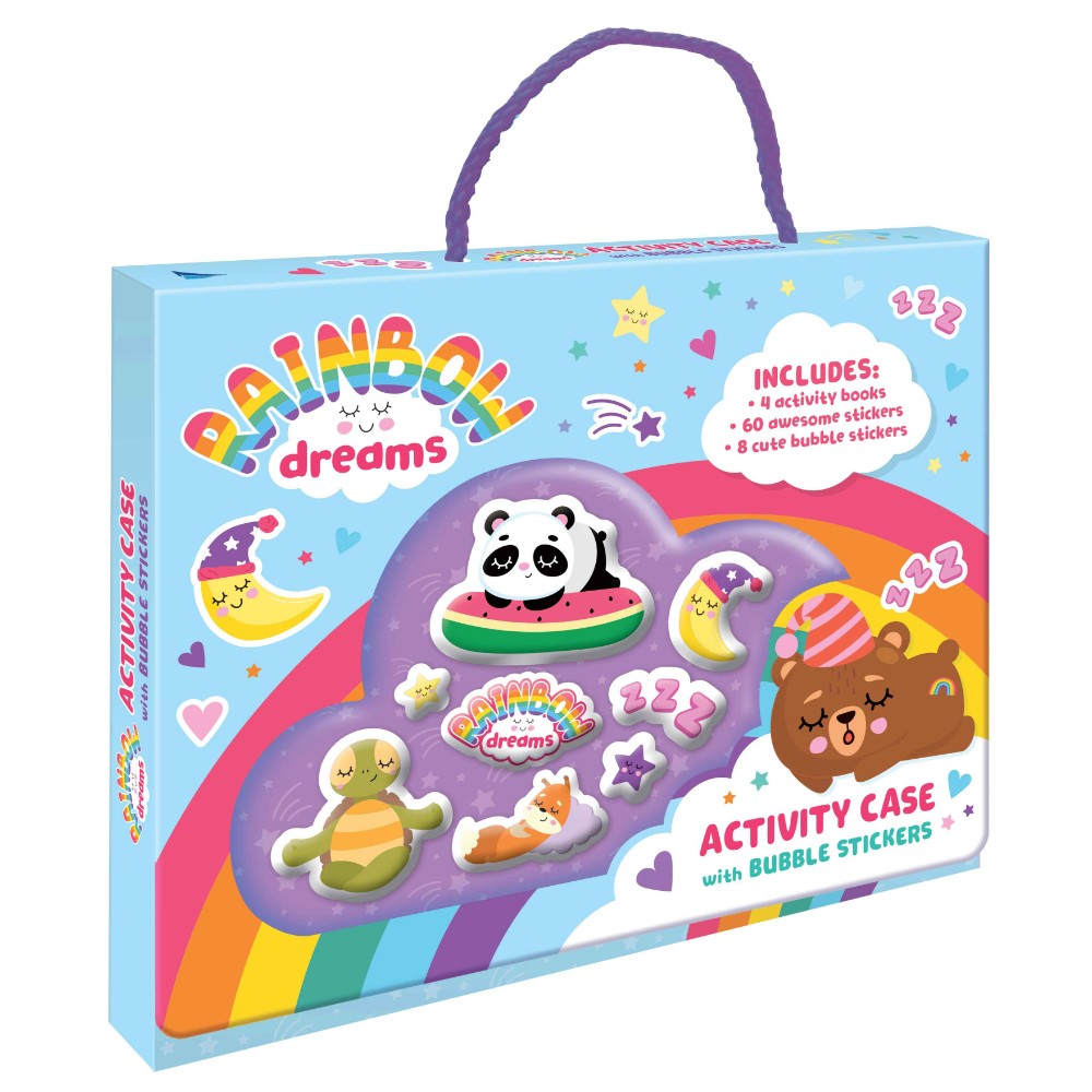 Rainbow Dreams Bubble Sticker Activity Case
