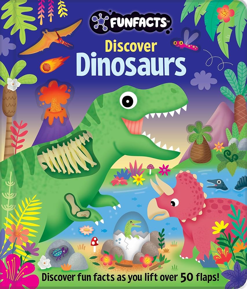 LIFT-A-FLAP DISCOVER DINOSAURS BOARD BOO