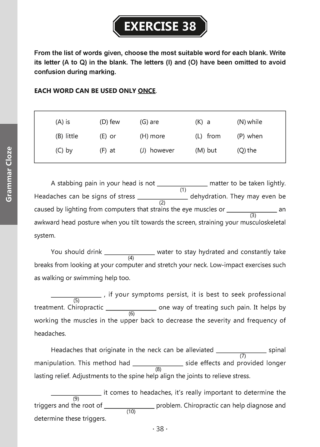 Primary 6 English Cloze Champion – Popular Book Company Pte Ltd