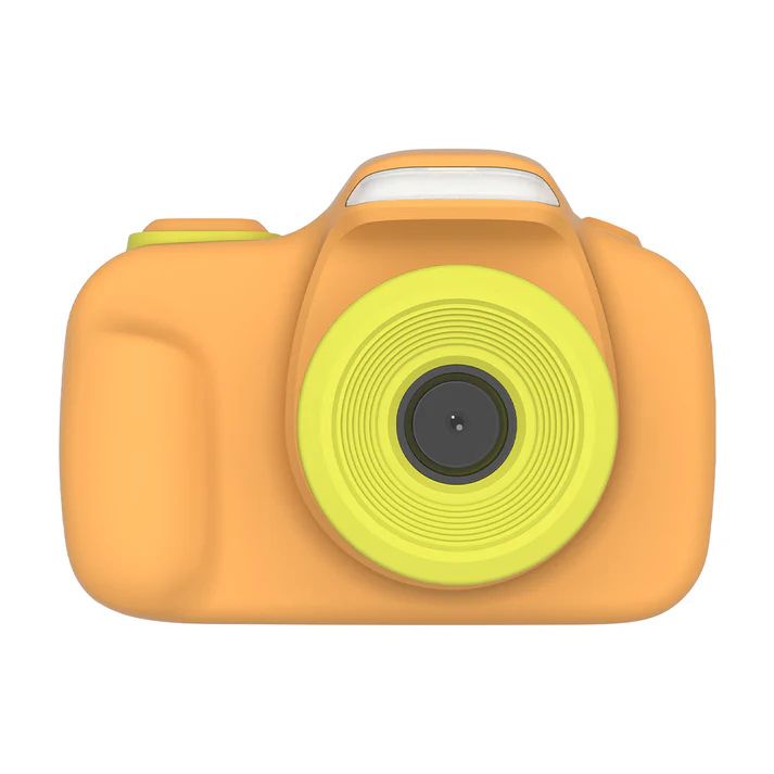 myFirst Camera 3 - Dual Lens Mini Camera for Boys and Girls Free Shockproof Case and Neck Lanyard - Yellow
