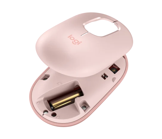 Logitech POP Mouse With Emoji Button Rose