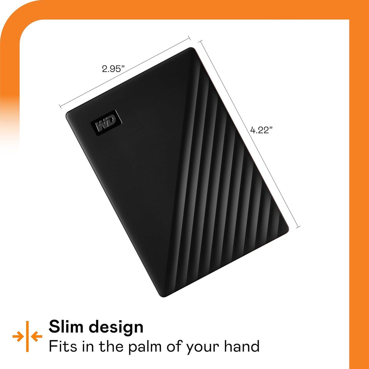 Western Digital WDBPKJ0050BBK-WESN My Passport Portable Hard Drive, 5TB, Black