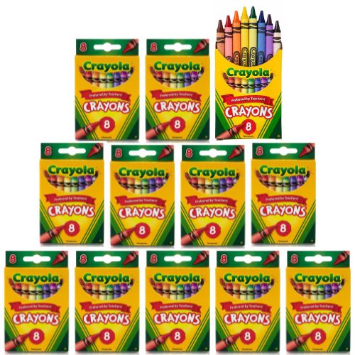 Crayola Crayon Classic 8's Bundle Pack 523008x12