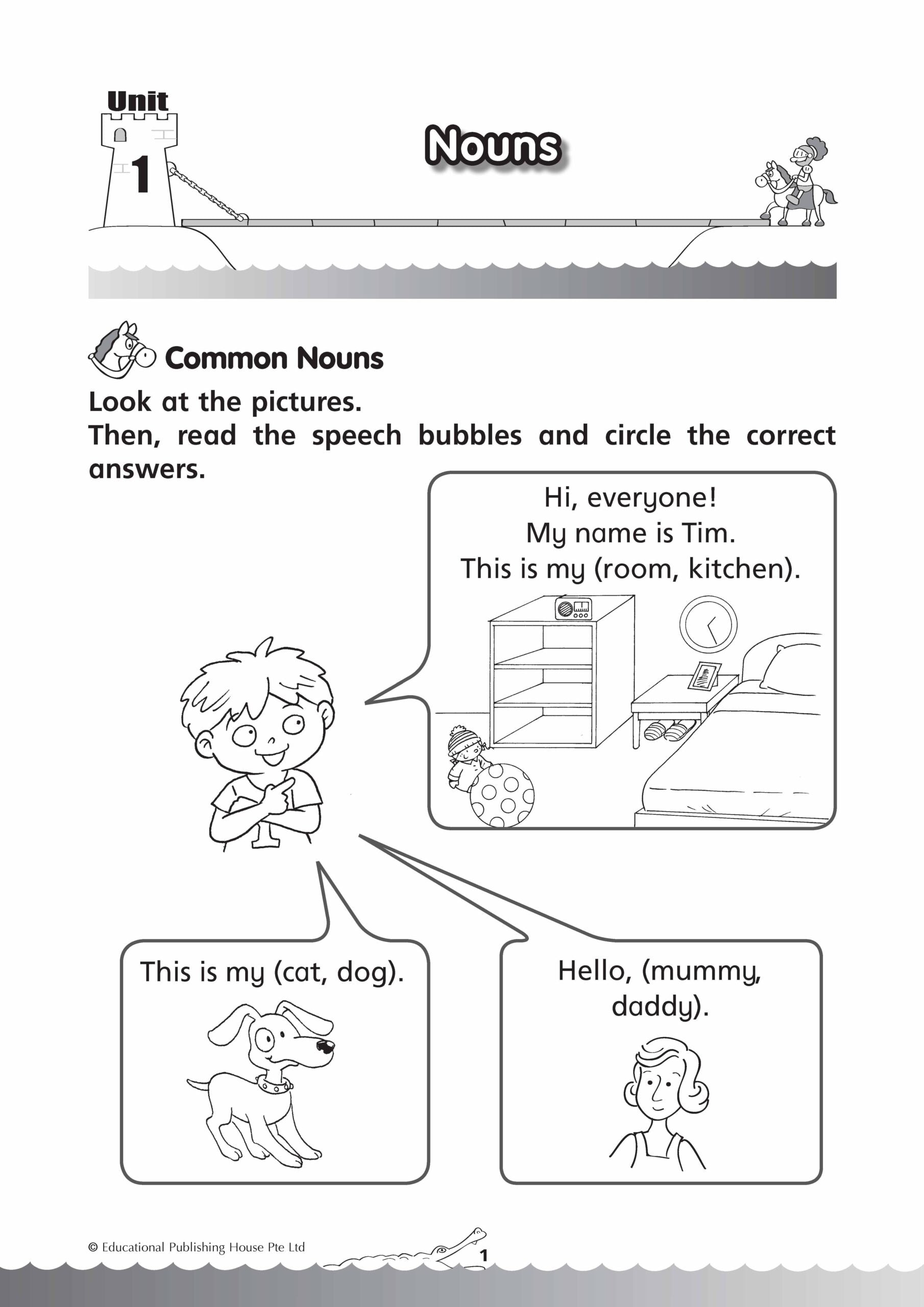 Bridging From K2 To Primary 1 Grammar & Vocabulary