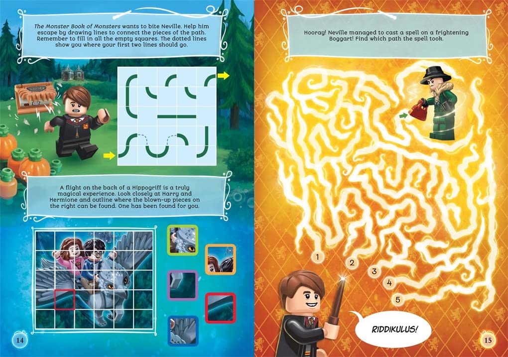LEGO Harry Potter: Magical Surprises Activity Book (With Neville Longbottom Minifigure) Paperback