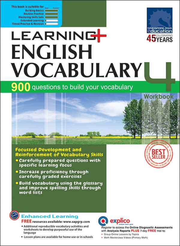Learning+ English Vocabulary Workbook 4