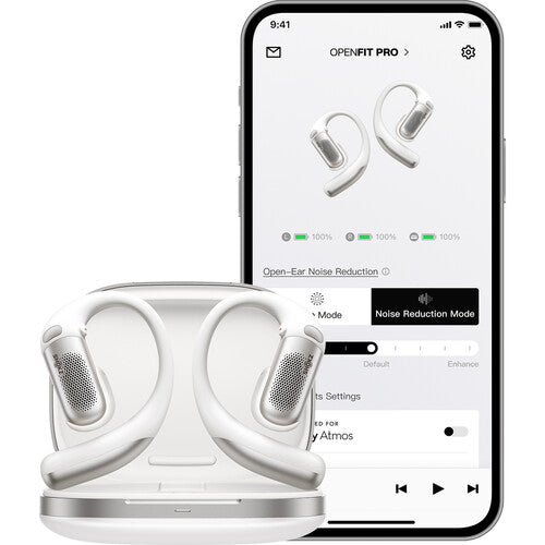 SHOKZ OpenFit Pro Wireless Open-Ear Headphones – White 