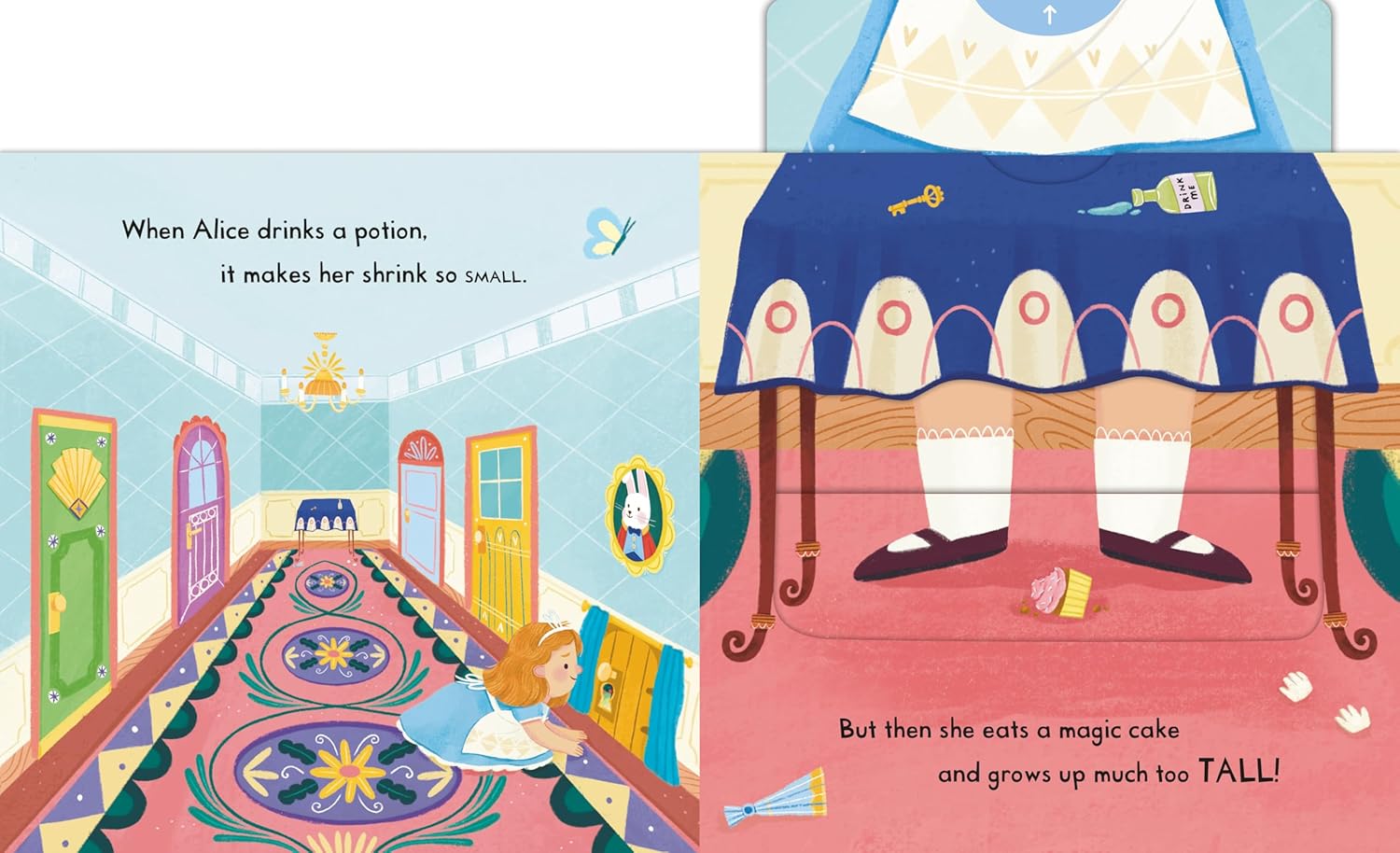Alice in Wonderland : A Push, Pull, Slide Book (Campbell First Stories)