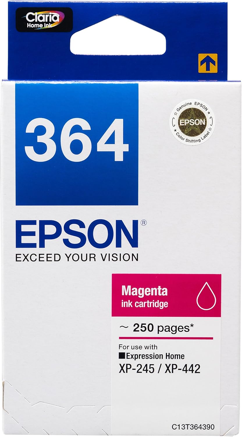 Epson T364 DuraBrite Ultra Ink, Magenta