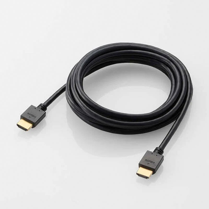 Elecom DH-HD14E20BK2 Ver 1.4 High Speed HDMI Cable 2m (Black)