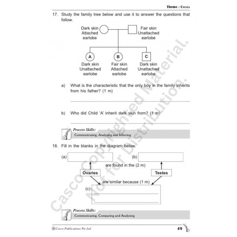 100% Science Process Skills Book 1 Primary 5
