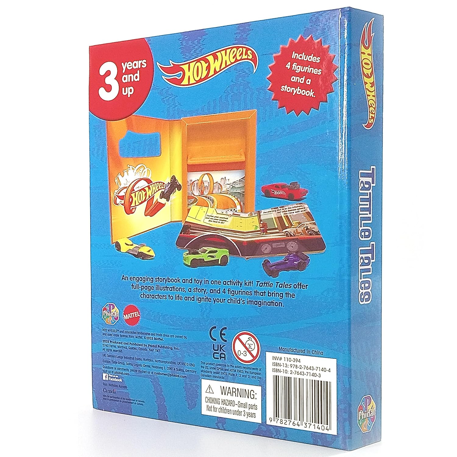 Hot Wheels Tattle Tales - Activity Books For Kids (12-Page Storybook, 4 Figurines) Board book – Picture Book