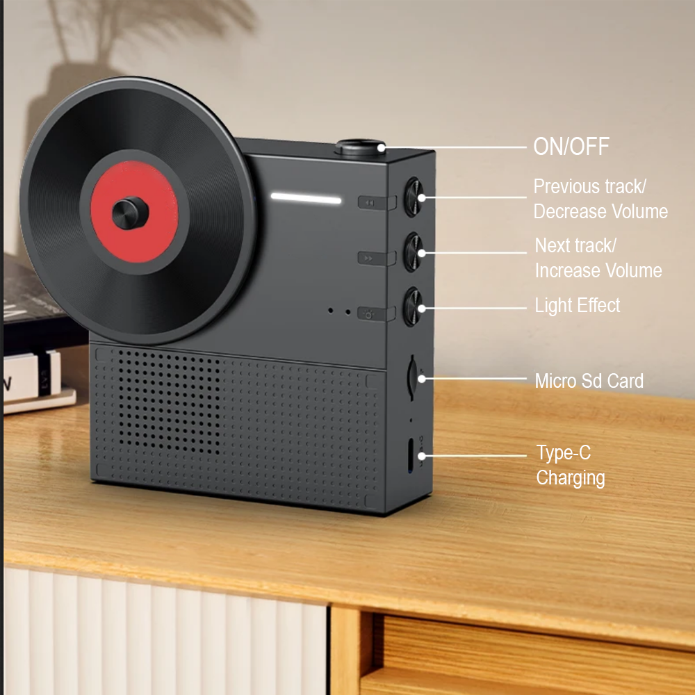 Alpha & Delta Lyra Bluetooth Speaker Black
