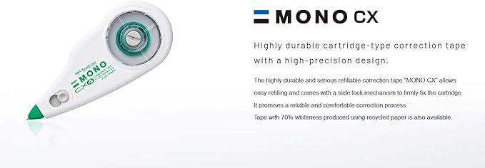 TOMBOW MONO REFILLABLE CORRECTION TAPE REFILL CT-CR5