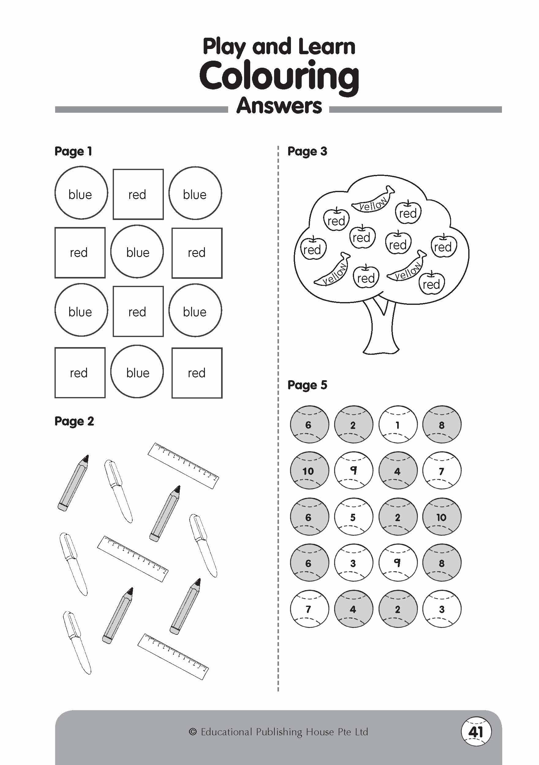 Learn through Play - Colouring