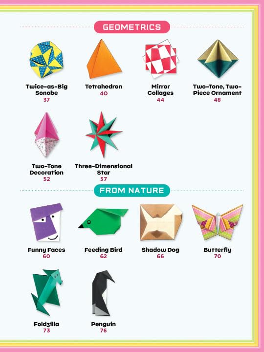 One Fold at a Time Origami: 38 Easy Models for First-Time Folders