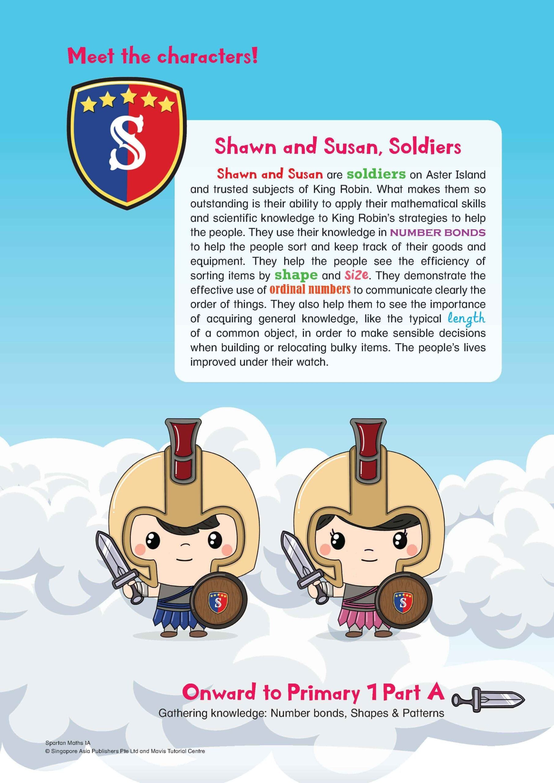 Primary 1A Spartan Maths (Levels 1 to 10)