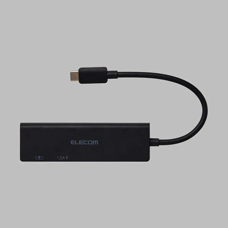  Elecom U3HC-H040PBK USB-C Hub 4 Ports 5GBPS