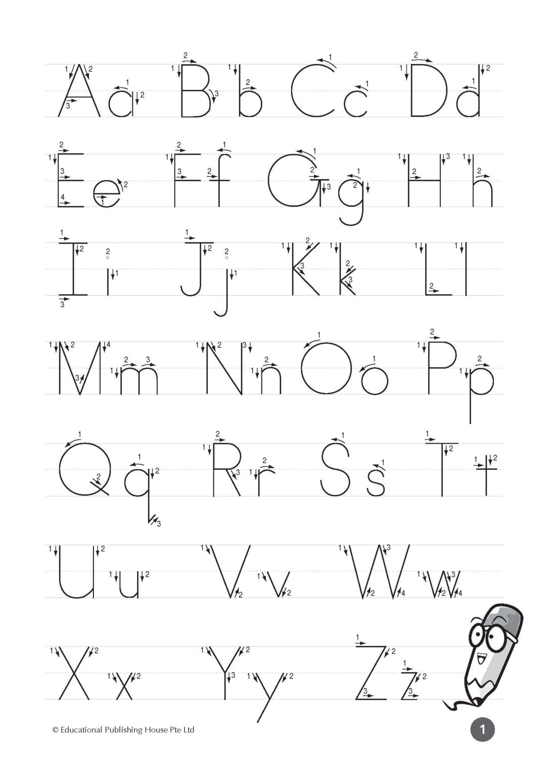 K1 Penmanship I Can Write Letters