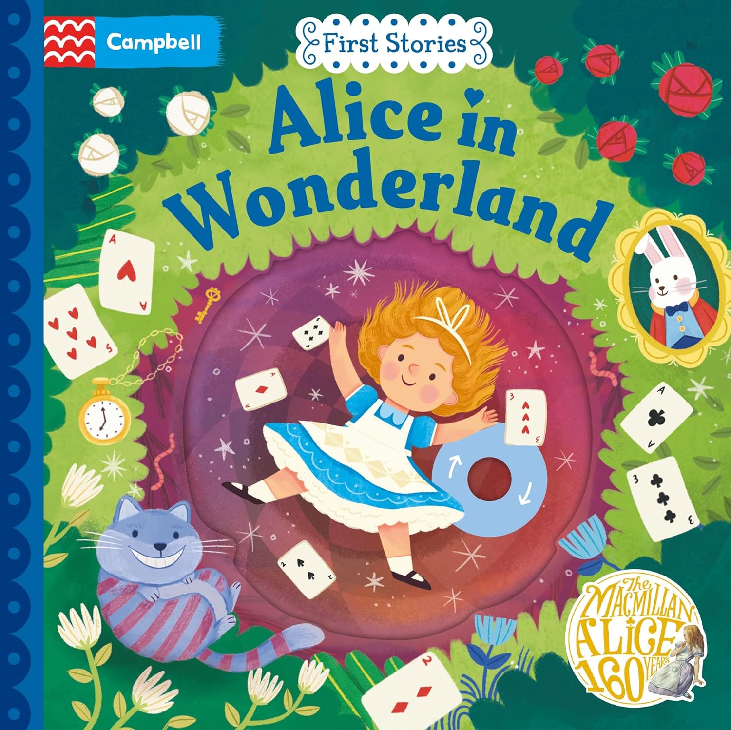 Alice in Wonderland : A Push, Pull, Slide Book (Campbell First Stories)