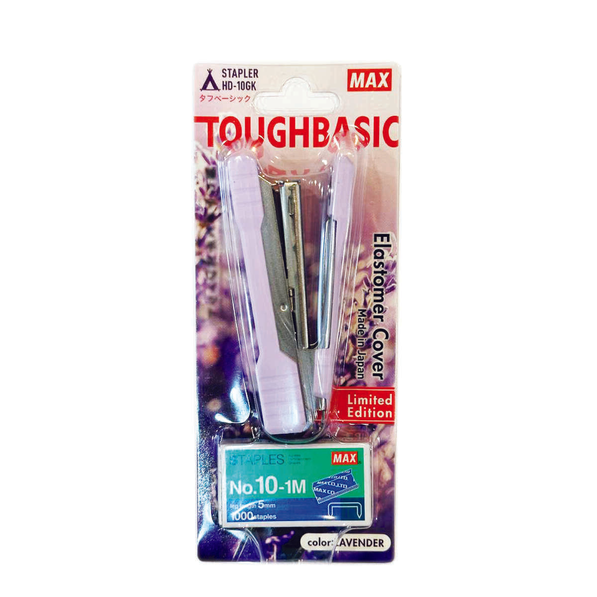 MAX STAPLER HD-10GK LAVENDER W/10-1M