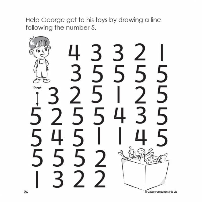 Step by Step Early Math Skills Book 1: Writing Numbers to 5 (for Ages 3-4)