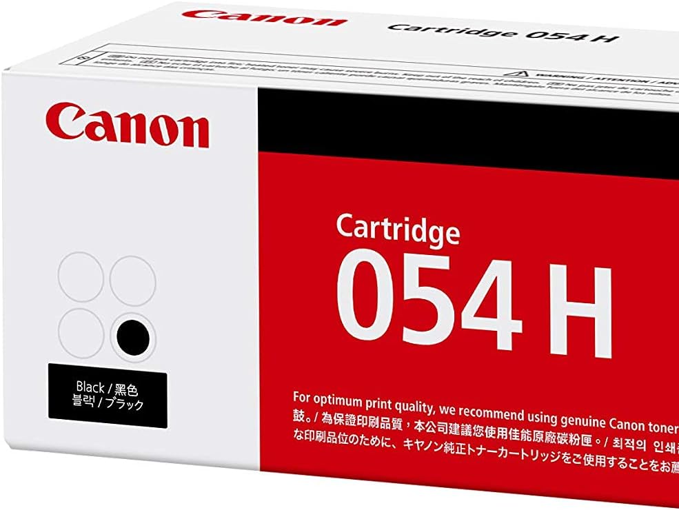 Canon CRG-054HBLK Laser Toner Cartridge 054H, Black