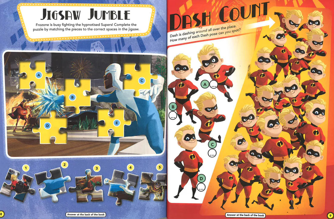 Incredibles 2: 1001 Stickers