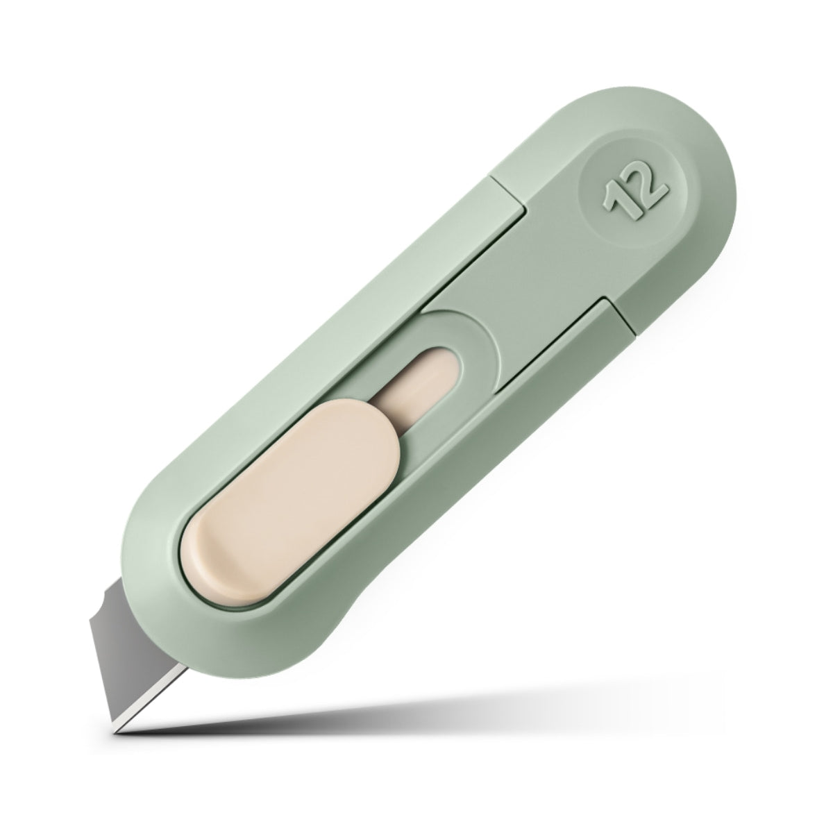 DELI NUSIGN MINI CUTTER 8*2.5CM GREEN NS065