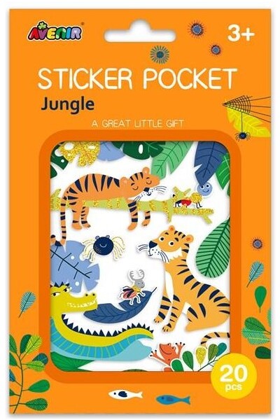 AVENIR STICKER POCKET JUNGLE