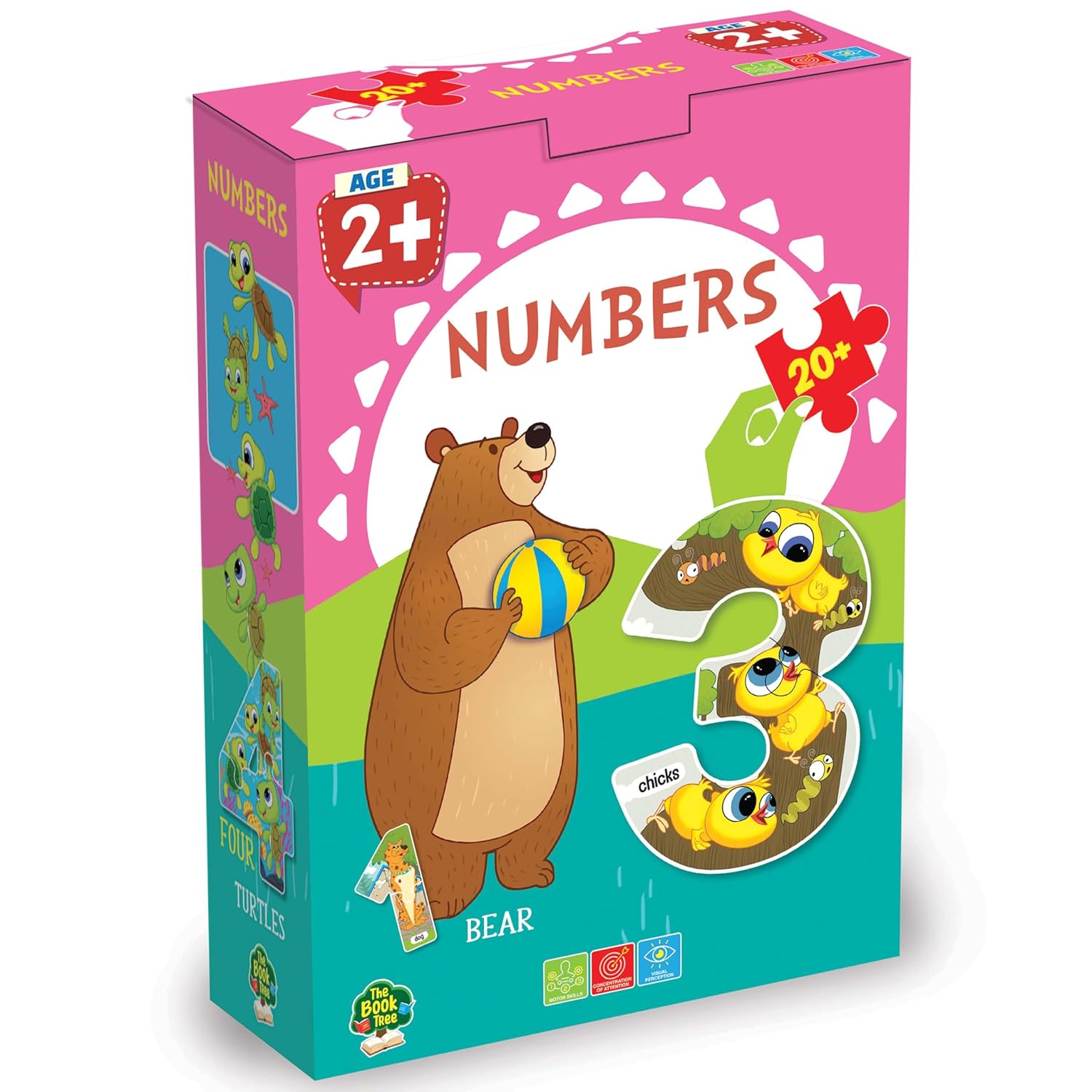 MAJESTIC BOOK NUMBER PUZZLE 20+ PIECES