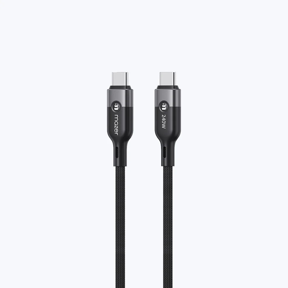 Mazer InfiniteLink Cobra2 240W USB C-C Magnetic Cable (1.25m) Black