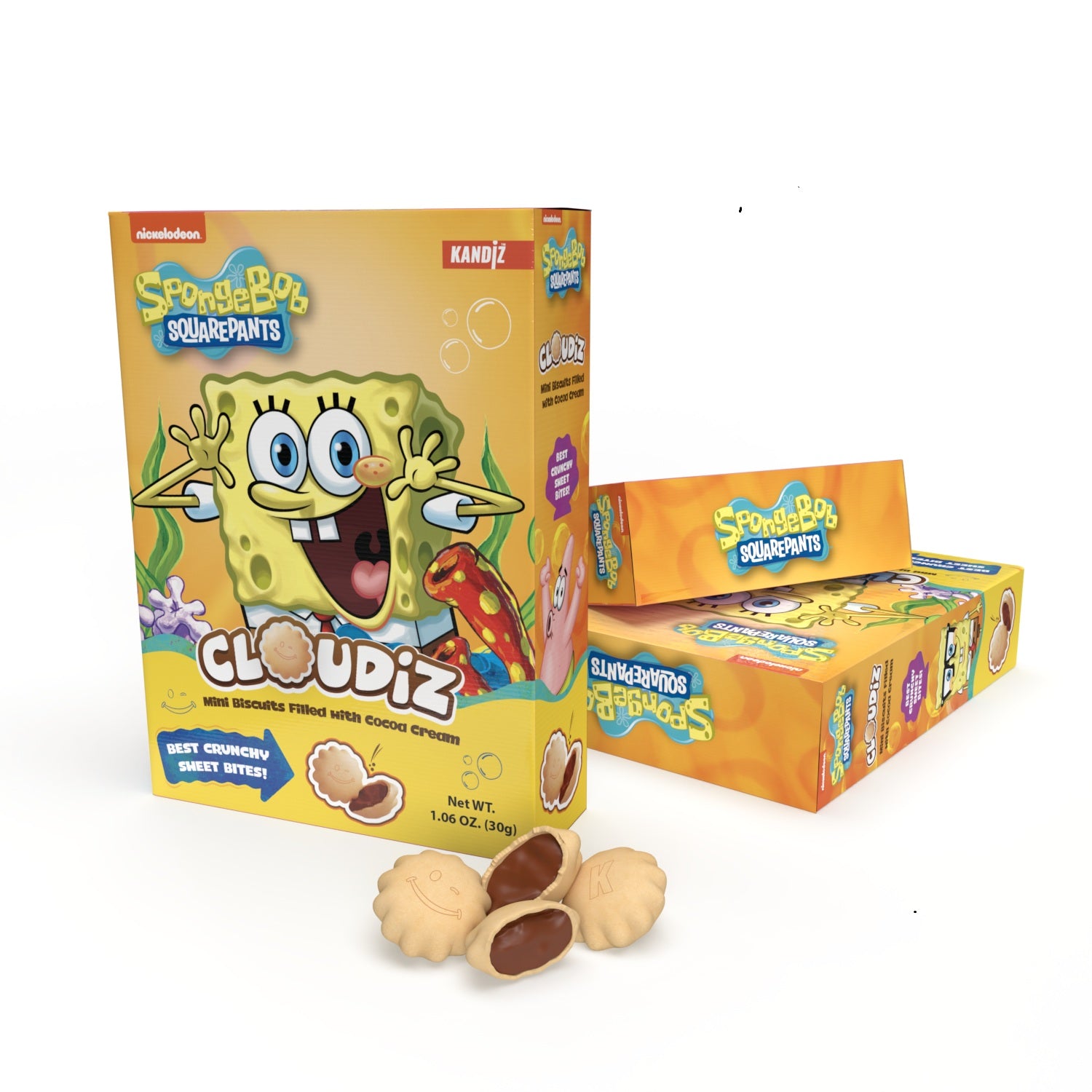Sb/garfield Cloudiz Choc M Biscuits 30g