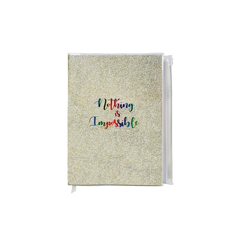 Palette Pvc Cover Notebook Glitter A6