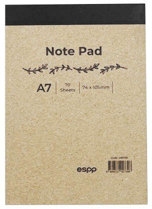 A7 70'S LEAF RECYCLE MEMO PAD (5IN1) - ESPP