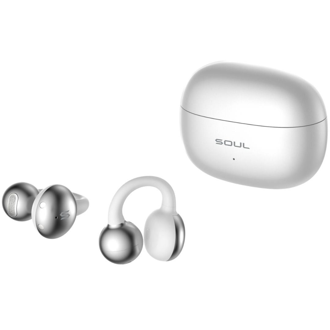Soul S-live Clip Premium Wireless Air Conduction Ear Sound Clips - White