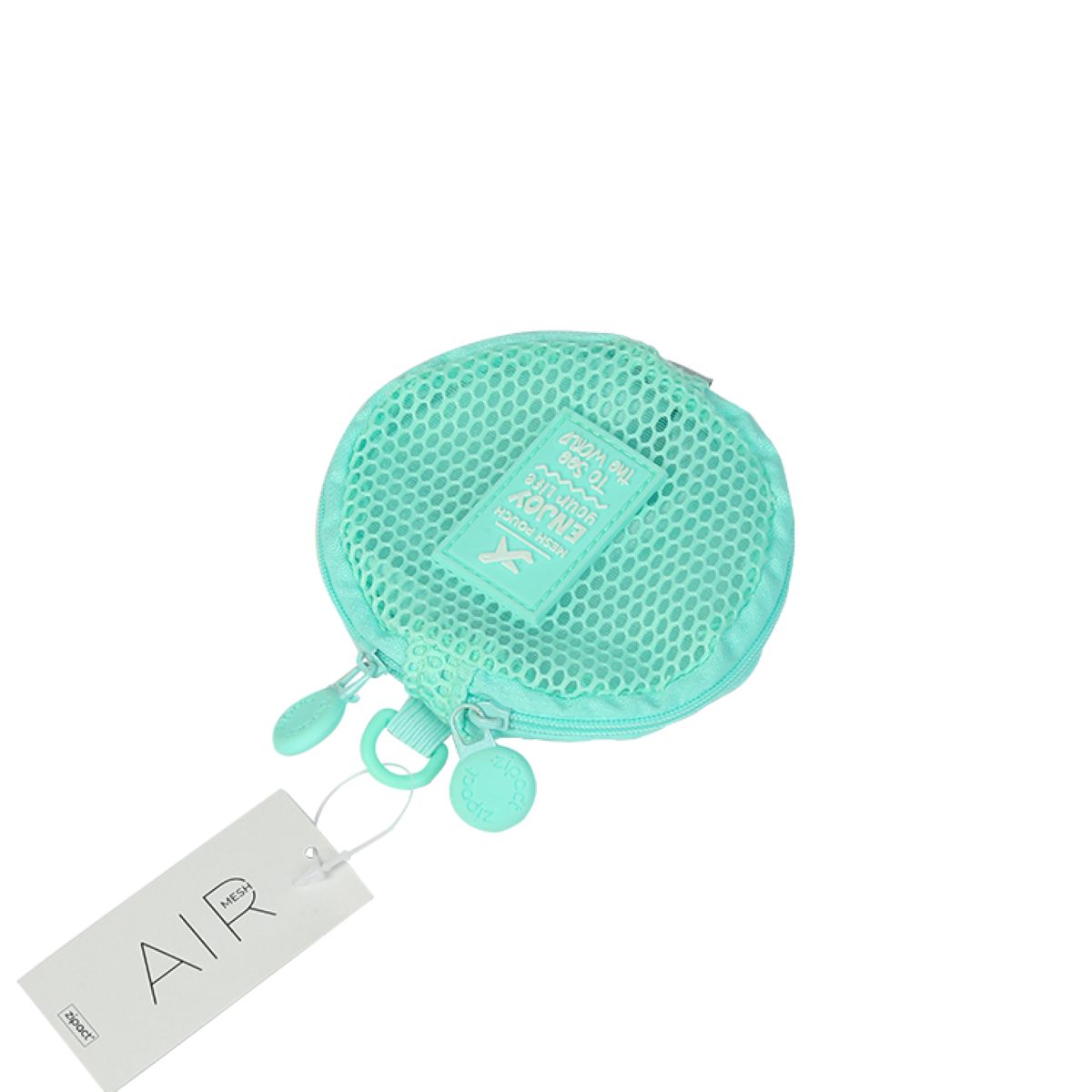  Mesh Round Pouch Mint V24601-MT