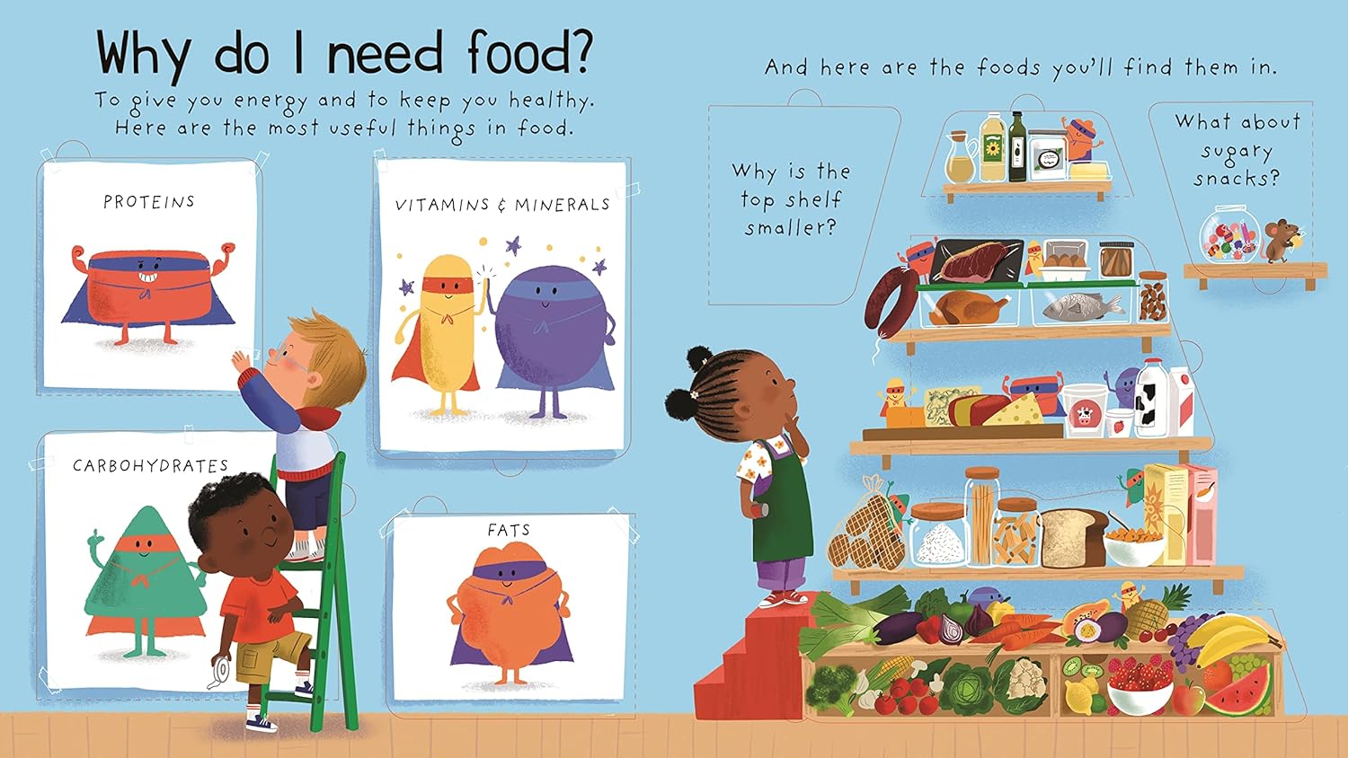 First Questions and Answers: Where does my food go? (Board Book)