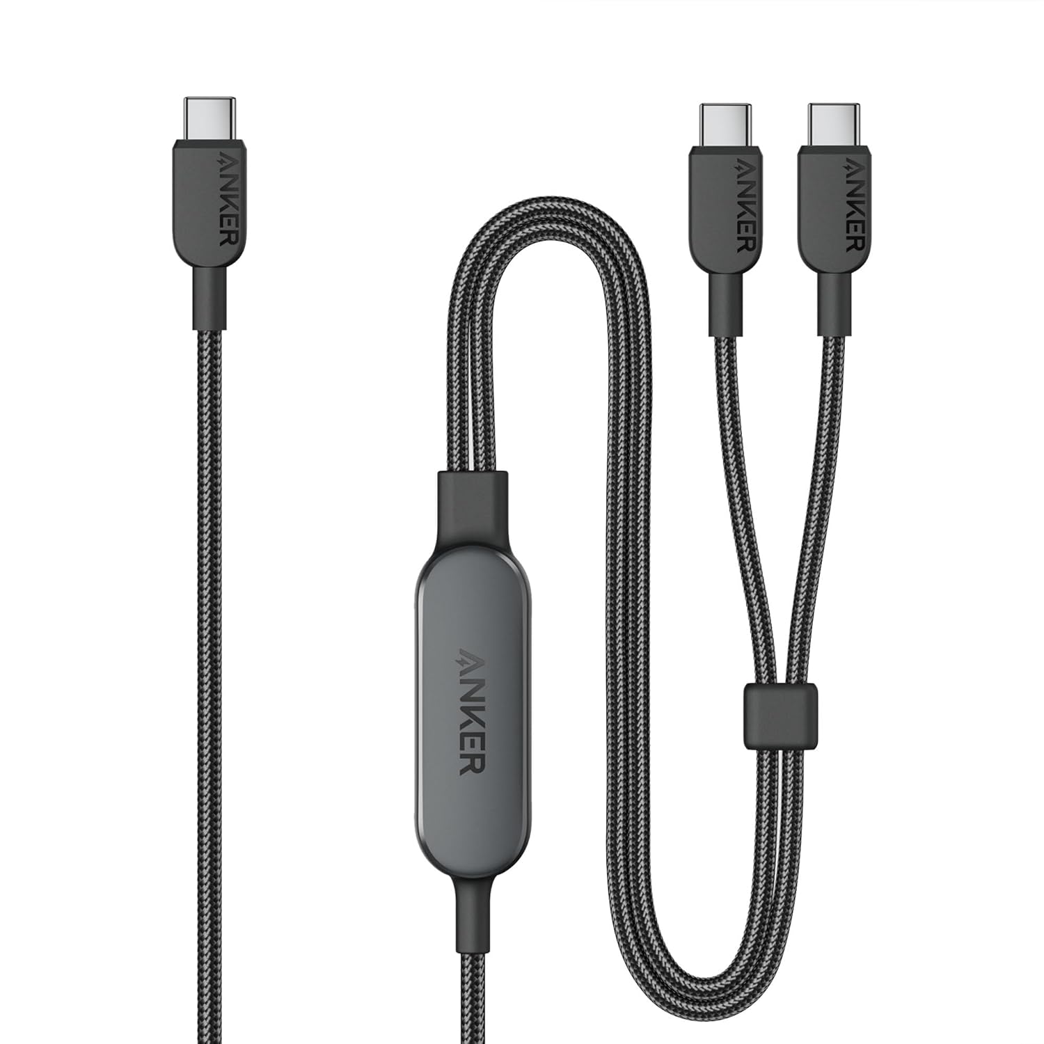 Anker 2-in-1 4ft USB-C Cable 
