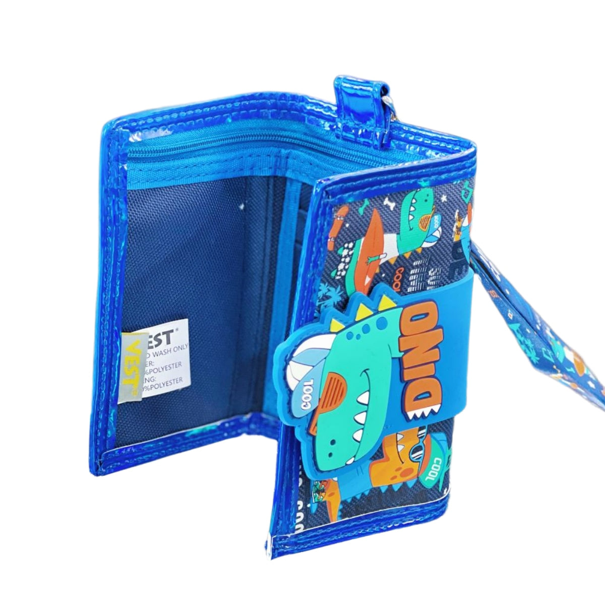 Kids Tri-Fold Wallet with Lanyard