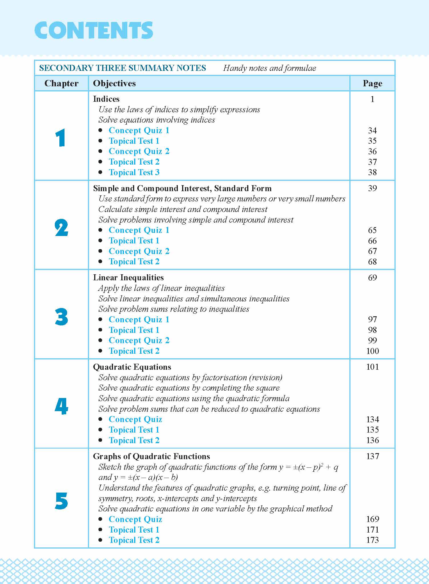 Secondary 3 Mathematics Tutorial 3A [Express Course] - 3rd Edition