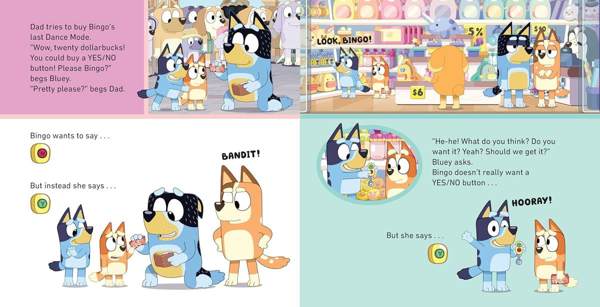 Bluey: Dance Mode: A Fun, Interactive 2-Button Sound Book (Hardcover)