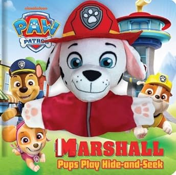 Paw Patrol Hand Puppet Bk - Marshall