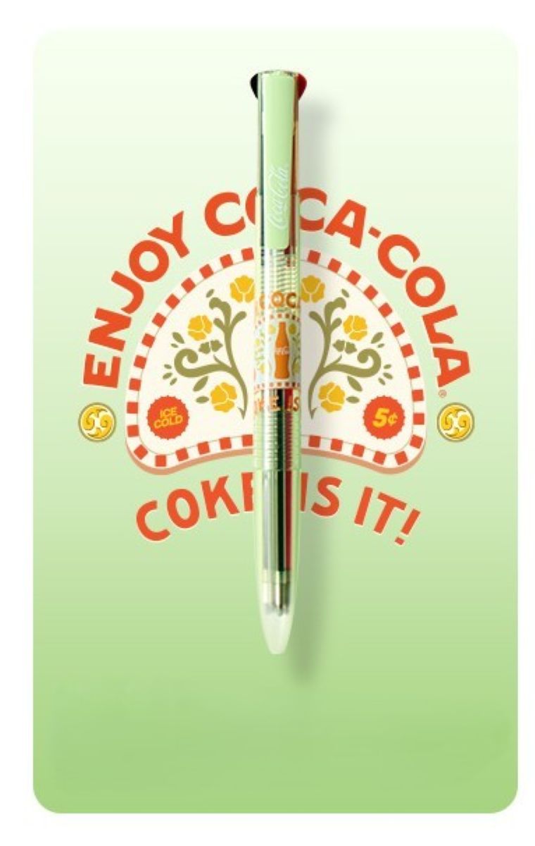  Coca Cola Easy 4In1 Pen Green 