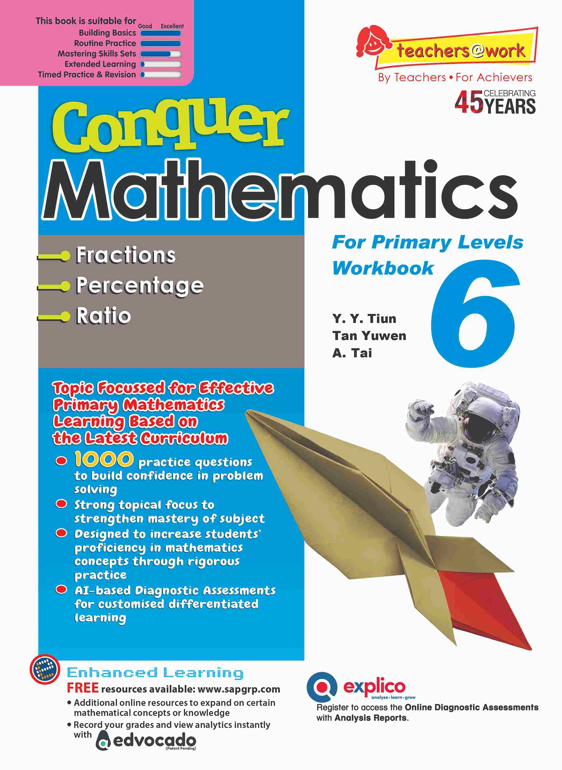 Conquer Mathematics Fractions . Percentage . Ratio Workbook 6