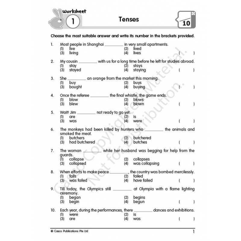 Primary 5 Topical Grammar and Vocabulary