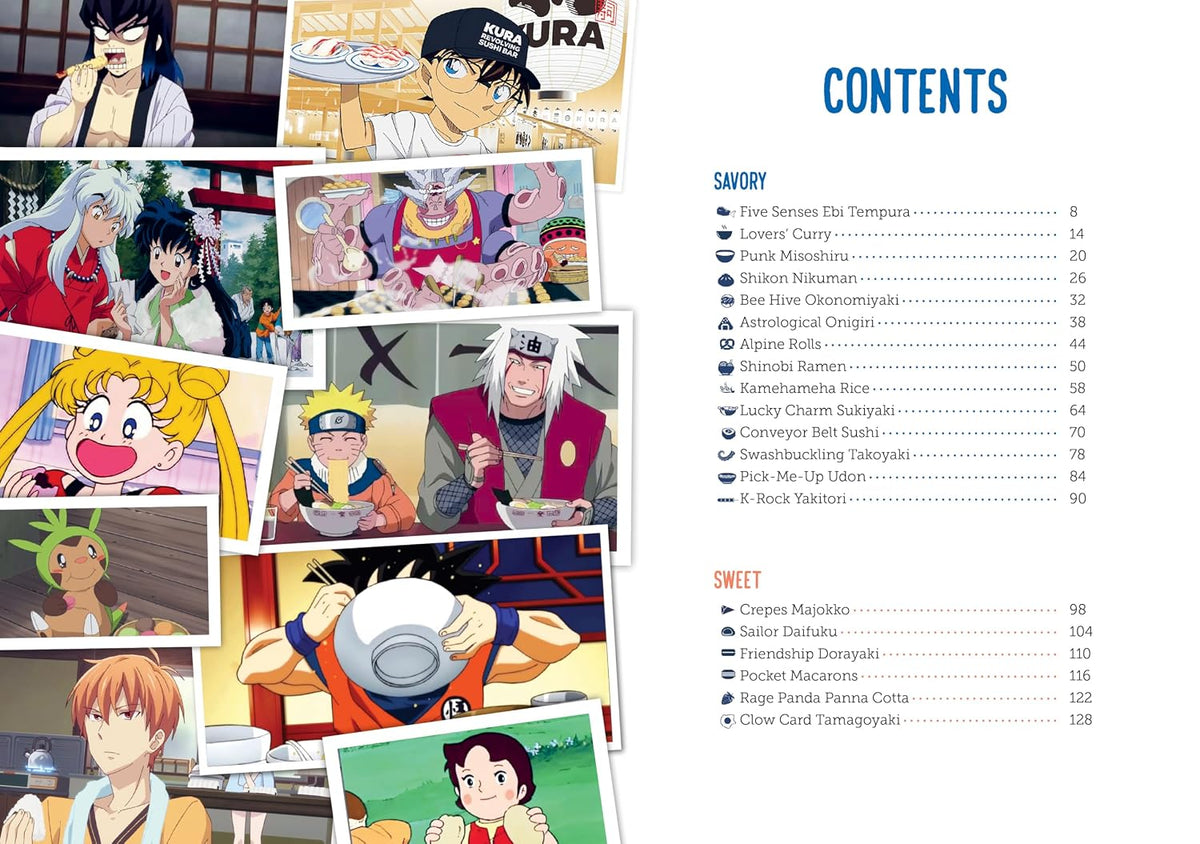 A Taste of Anime: Cook Iconic Recipes Inspired by Dragon Ball Z, Demon Slayer, Sailor Moon, Fruits Basket, and More! (Hardcover)